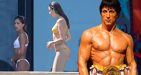 Rocky'nin kızları tatilde!