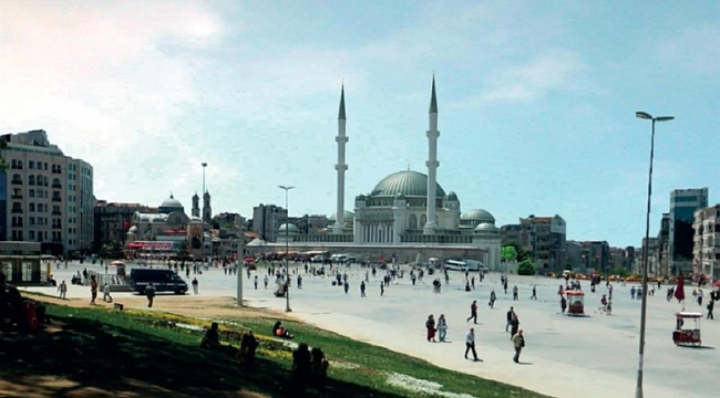 Taksim Camii tamamlanmak üzere