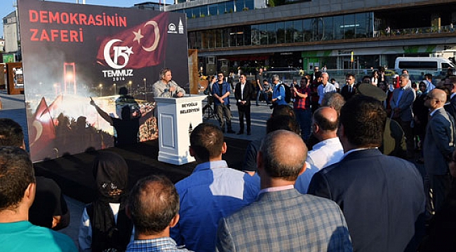 Taksim Meydanı'nda 15 Temmuz Fotoğraf Sergisi