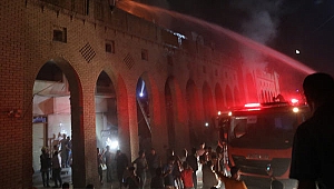 Erbil'de Osmanlı yadigarında yangın