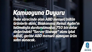 Eyüpsultan Belediyesi'nden ABD'ye tepki