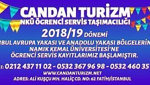 Namık Kemal Üniversitesi öğrenci servis kayıtları başladı