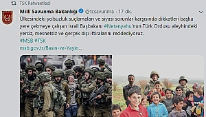 Milli Savunma Bakanlığı'ndan Netanyahu'ya sert cevap!