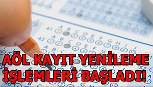 AÖL 2. dönem kayıt yenileme işlemleri başladı! AÖL kayıt yenileme nasıl yapılır?
